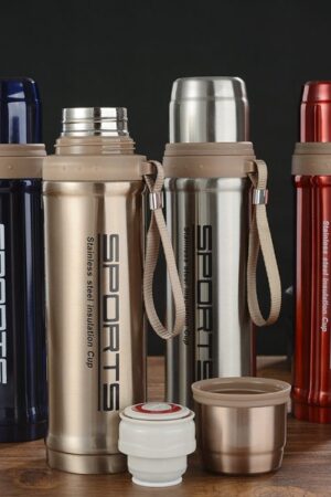Sports stainless steel vacuum bottle